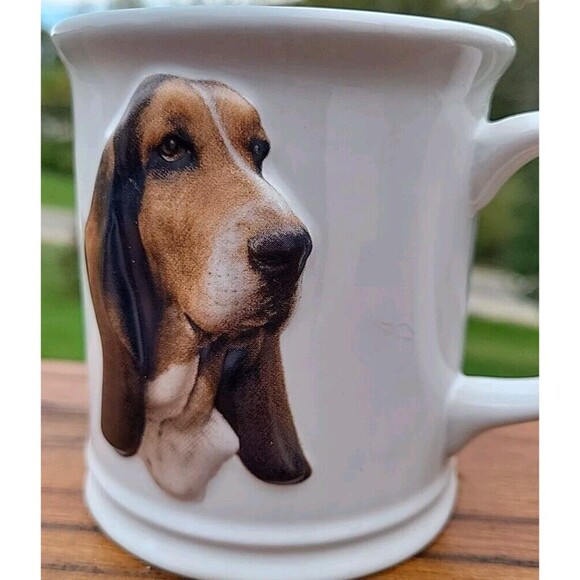 Basset Hound Dog Ceramic Mug Coffee Cup Embossed XPRES Long Ears Gift Novelty - Picture 9 of 11